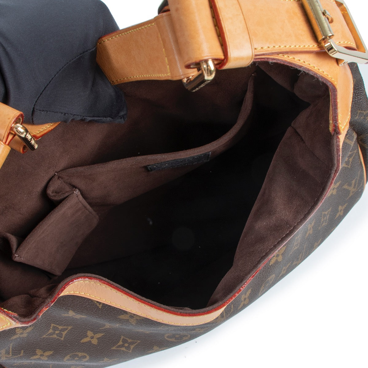 Buy online authentic second hand Louis Vuitton Monogram Kalahari Shoulder bag in very good condition at Labellov in Antwerp