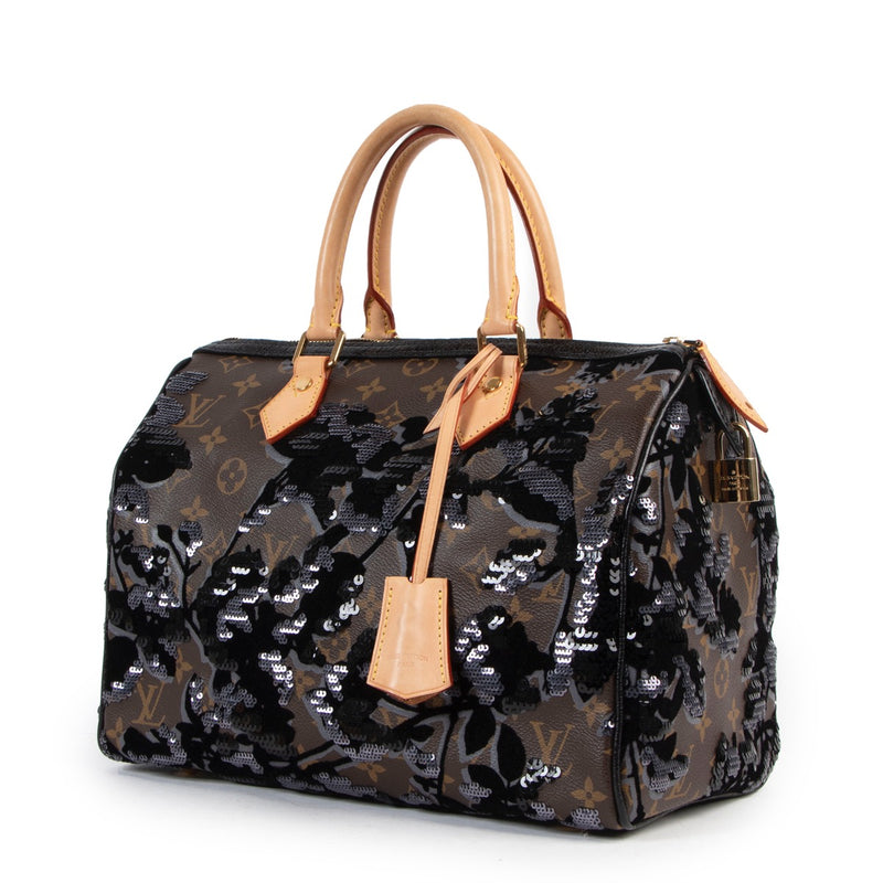 Louis Vuitton Autumn/Winter 2010 Speedy 30 Monogram Fleur de Jais Limited Edition