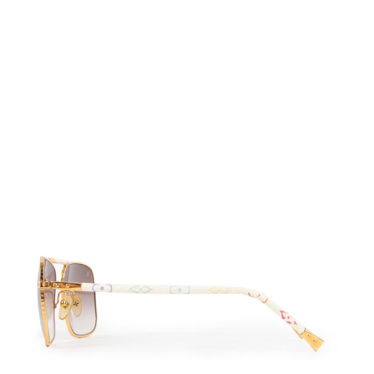 Buy online authentic second hand Louis Vuitton Murakami Monogram Metallic Sunglasses in very good condition at Labellov in Antwerp