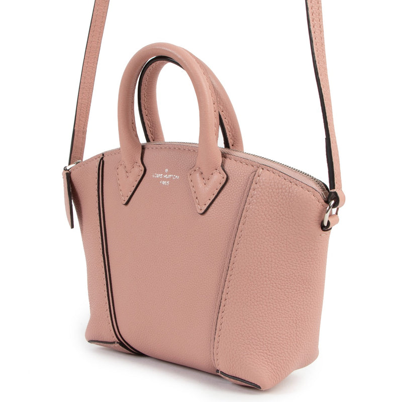 Louis Vuitton Nano Lockit Magnolia Veau Cachemire Crossbody Bag