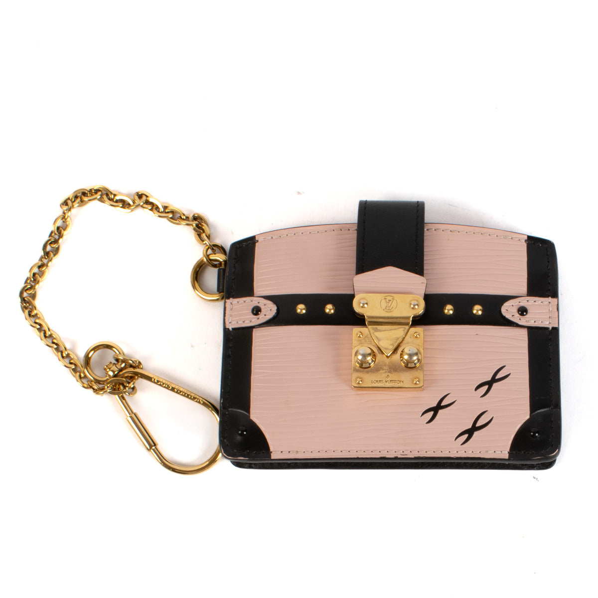 Louis Vuitton Epi Trunk Multicartes Rose Ballerine Wallet