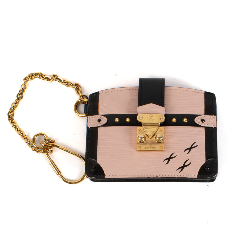 Louis Vuitton Epi Trunk Multicartes Rose Ballerine Portemonnee