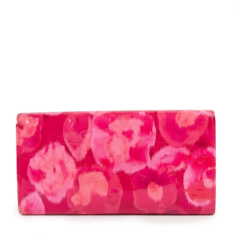 Louis Vuitton Indian Rose Monogram Vernis Sarah Wallet