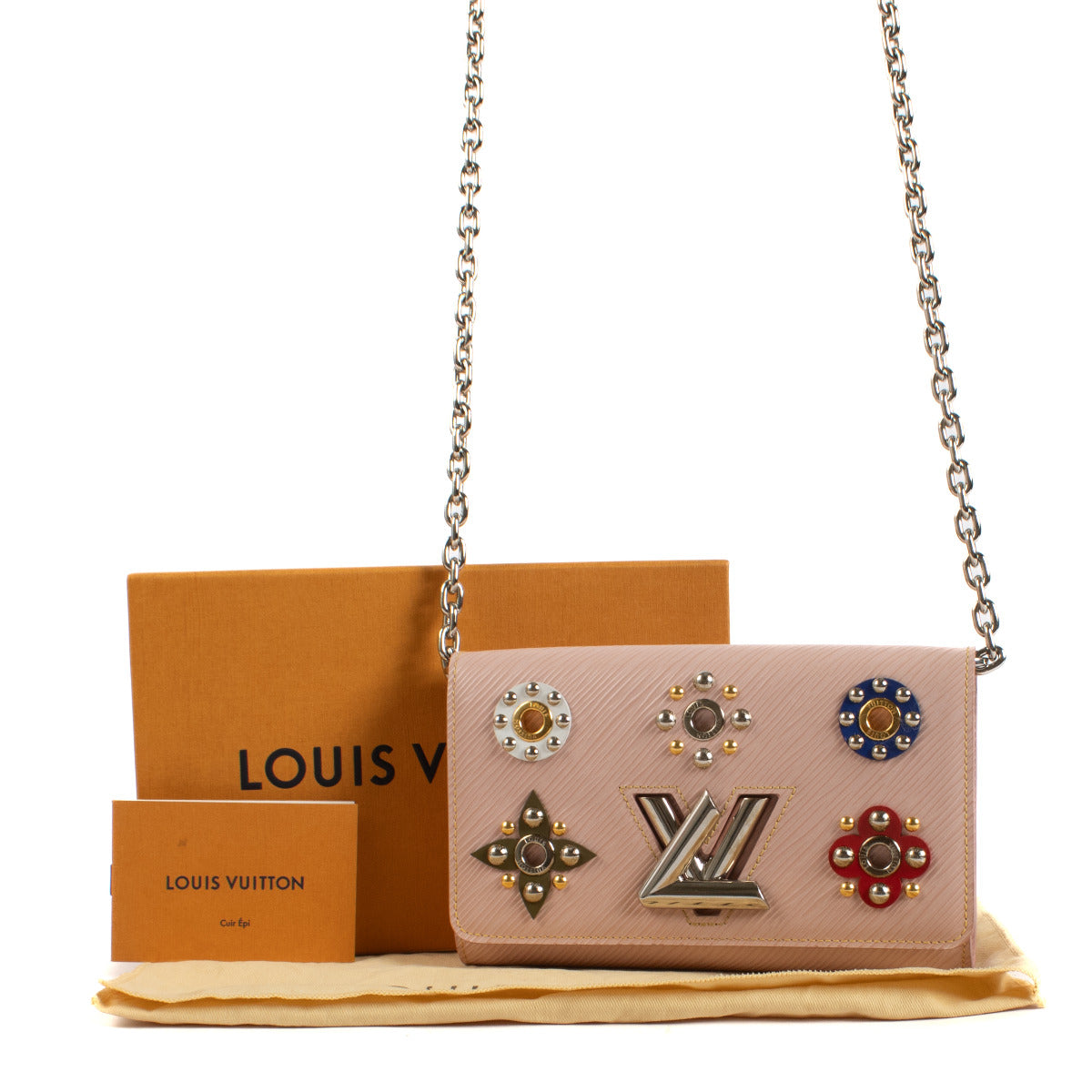 Louis Vuitton Twist Epi Monogram Flower Rose Bag