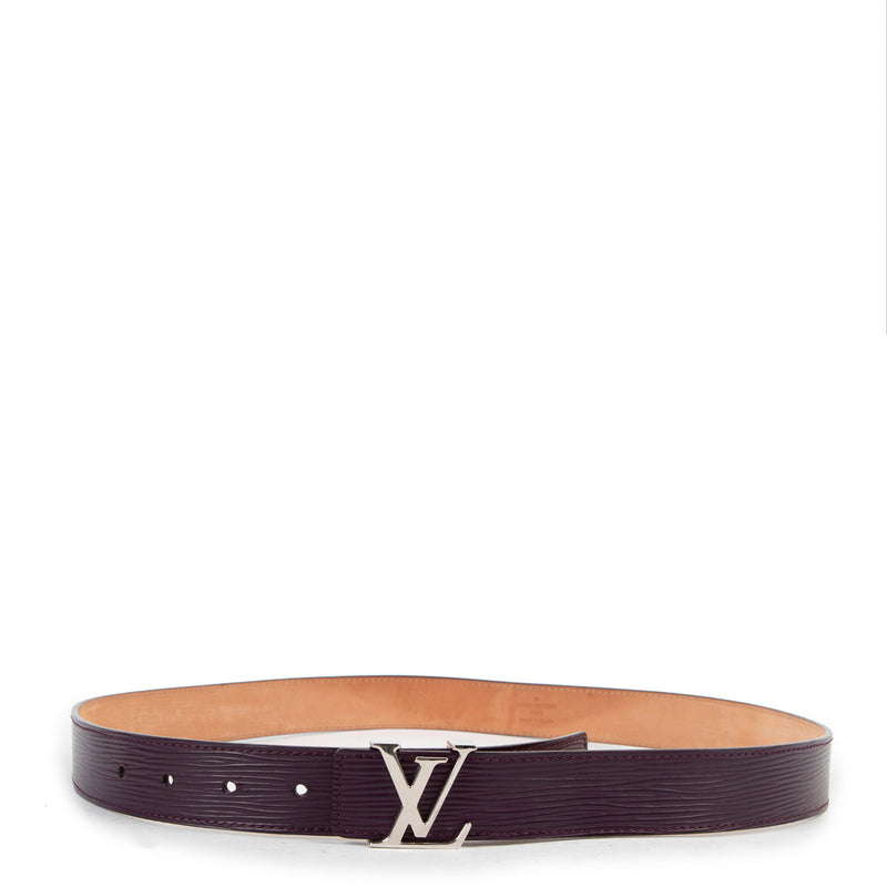 Louis Vuitton Purple Epi Leather LV Belt - size 90