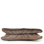 Stella McCartney Beige Falabella Medium Boucle Woven Crossbody Bag