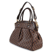Buy an authentic second hand Louis Vuitton Damier Ebene Trevi GM Shoulder Bag in very good condition at Labellov