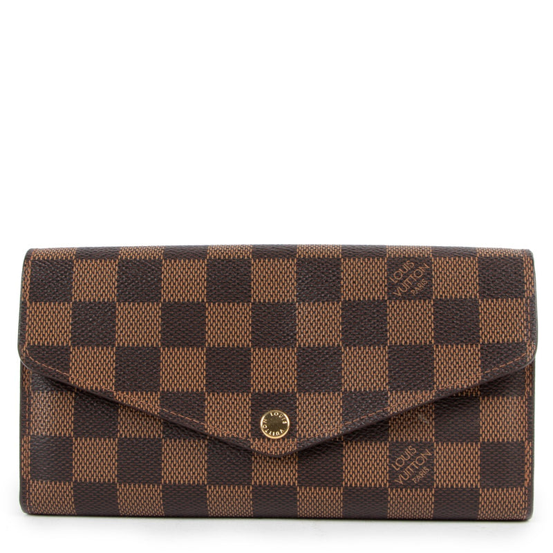 Louis Vuitton Damier Ebene Sarah Wallet