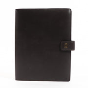 Buy an authentic second hand Delvaux Brown Semainier 3 Jumping Leather Agenda Cover in very good condition at Labellov.com