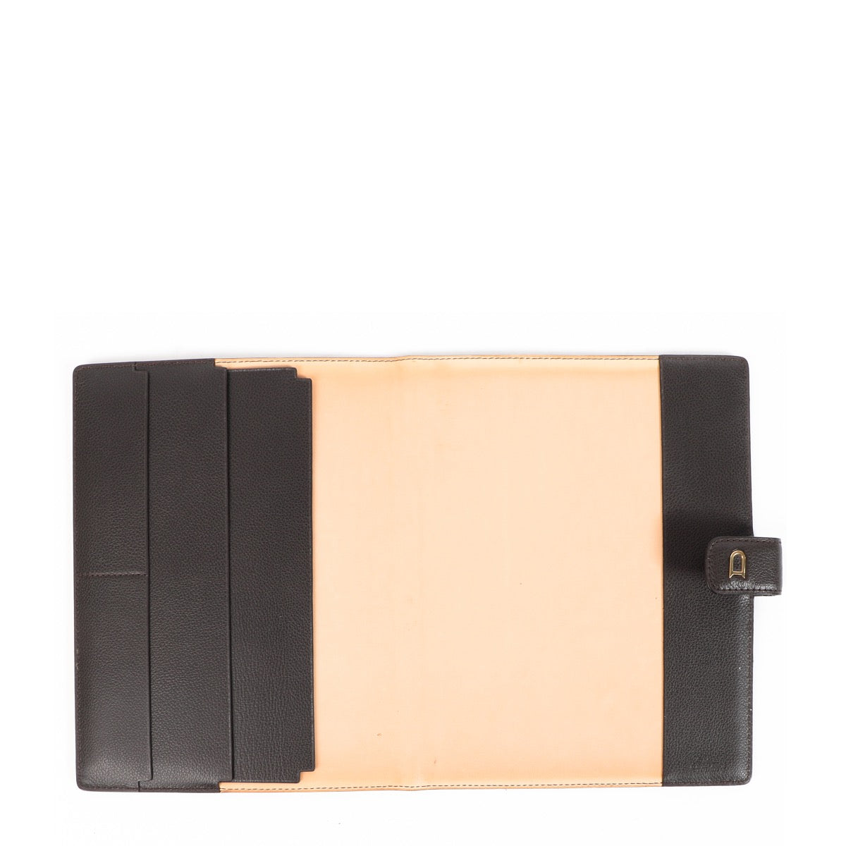Buy an authentic second hand Delvaux Brown Semainier 3 Jumping Leather Agenda Cover in very good condition at Labellov.com