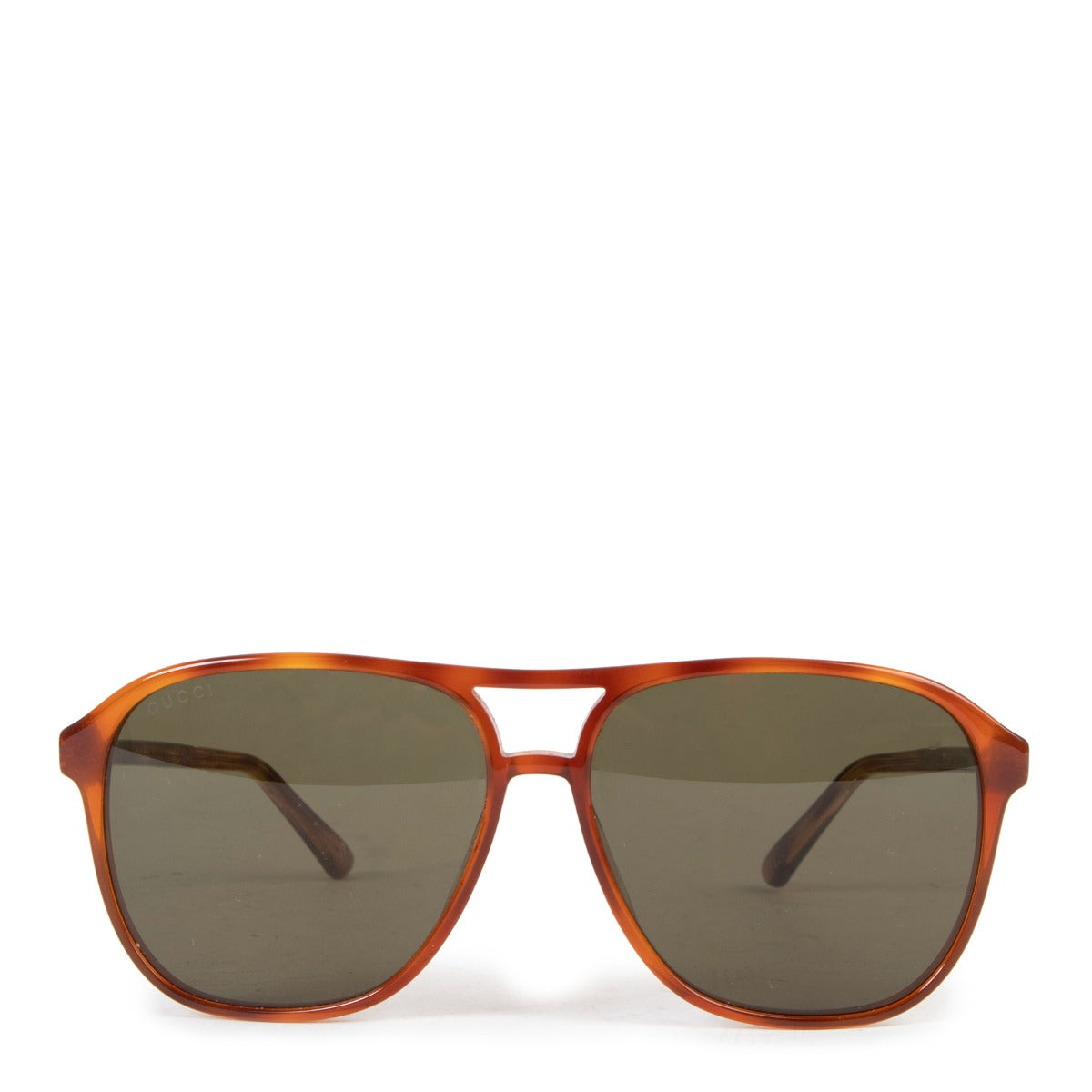 Gucci GG0016 Turtoise Havana Aviator Sunglasses