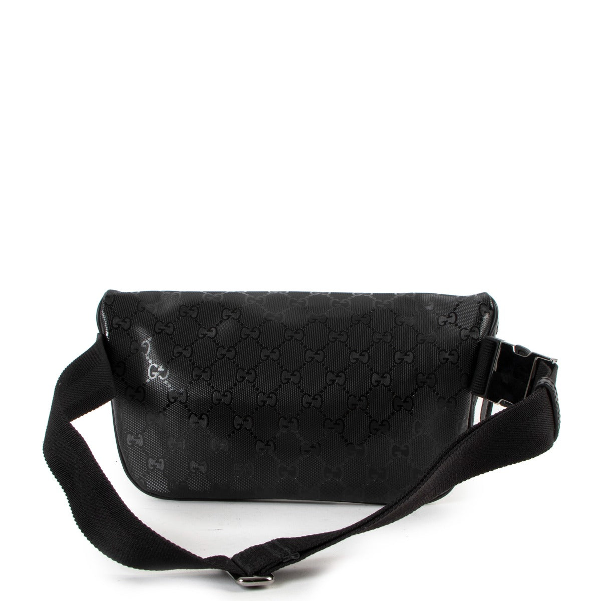 Gucci GG Imprime Black Waist Belt Bag