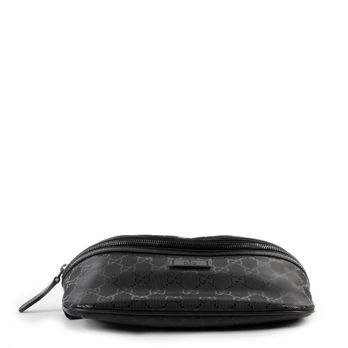 Gucci GG Imprime Black Waist Belt Bag