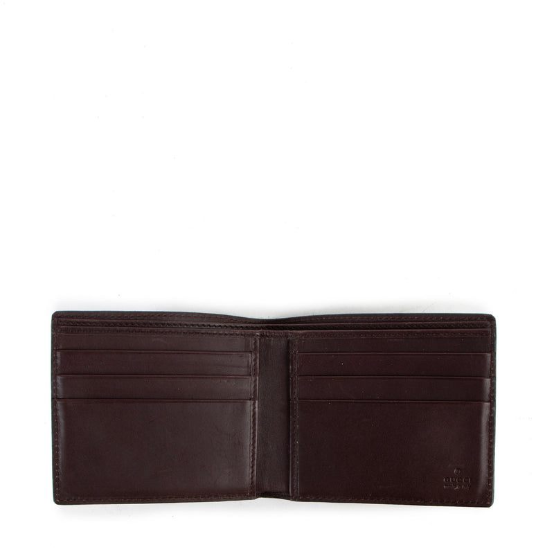 Gucci Brown Leather GG Wallet
