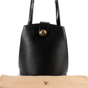 Louis Vuitton Black Epi Leather Cluny Shoulder Bag