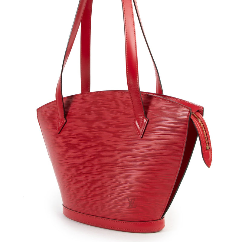 Louis Vuitton Red Saint Jacques PM Epi Leather Shoulder Bag