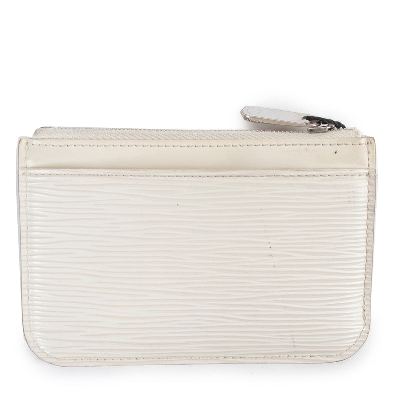 Louis Vuitton Ivory Epi Leather Key Pouch
