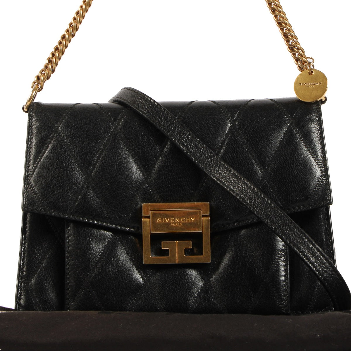 Shop 100% authentic second-hand Givenchy Black GV3 Crossbody on Labellov.com