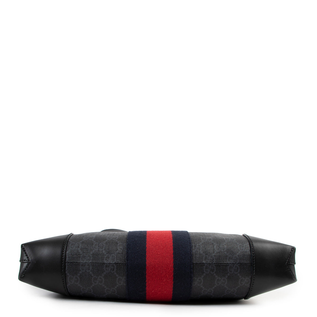 Sac bandoulière large noir Gucci GG Supreme