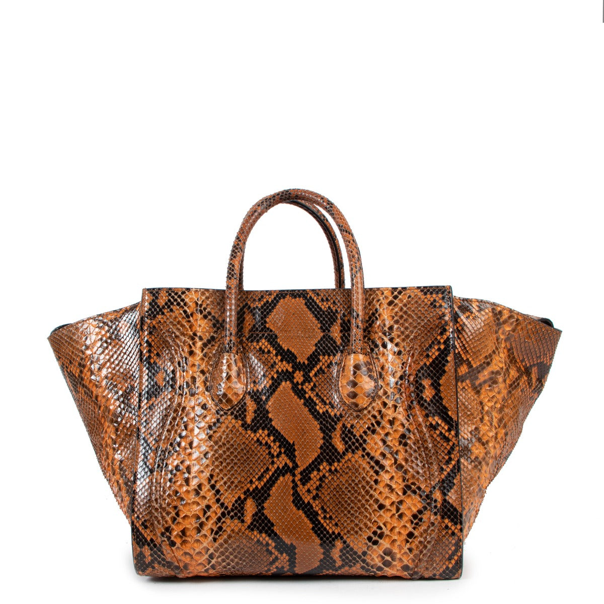 Buy an authentic second hand Celine Python Medium Luggage Phantom Handbag in very good condition at Labellov