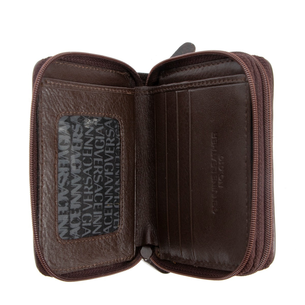 Shop authentic second hand Gianni Versace Vintage Black Crocodile Embossed Patent Leather Wallet at Labellov.com