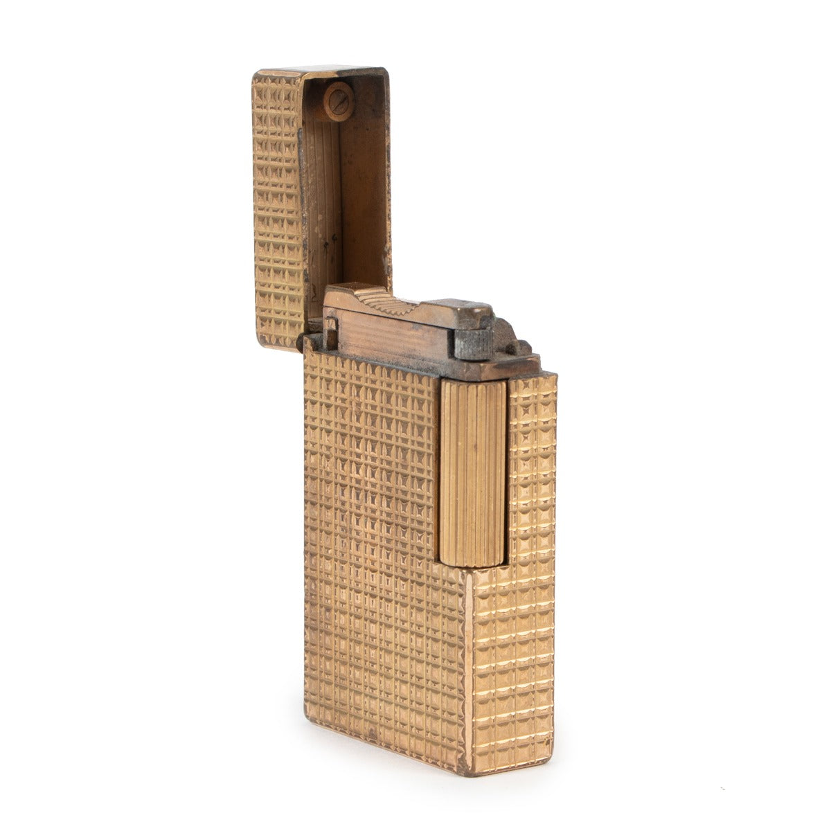 Second hand S.T. Dupont Diamond Head Gold Vintage Lighter