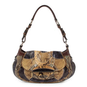 Prada Python Patchwork Shoulder Bag