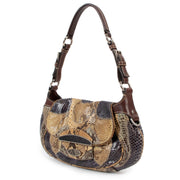 Prada Python Patchwork Shoulder Bag