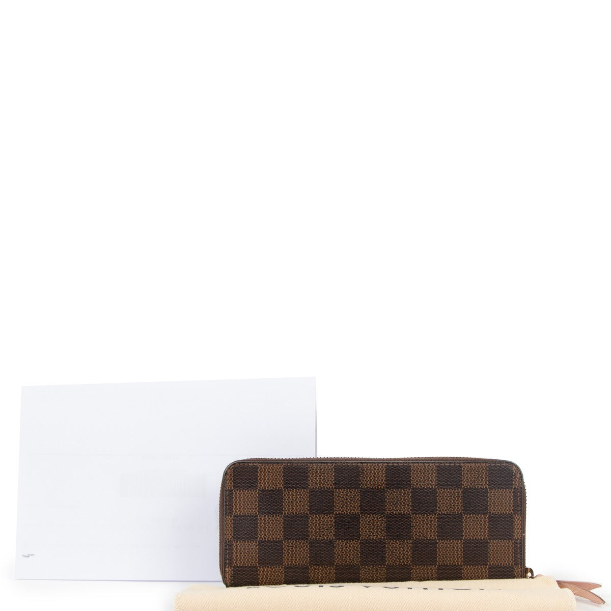 Louis Vuitton Clémence Damier Ebene Wallet