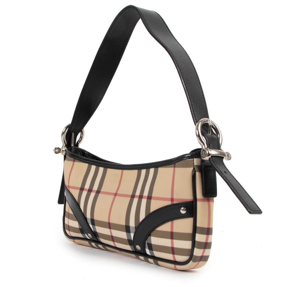 Burberry Vintage Small Nova Check Shoulder Bag