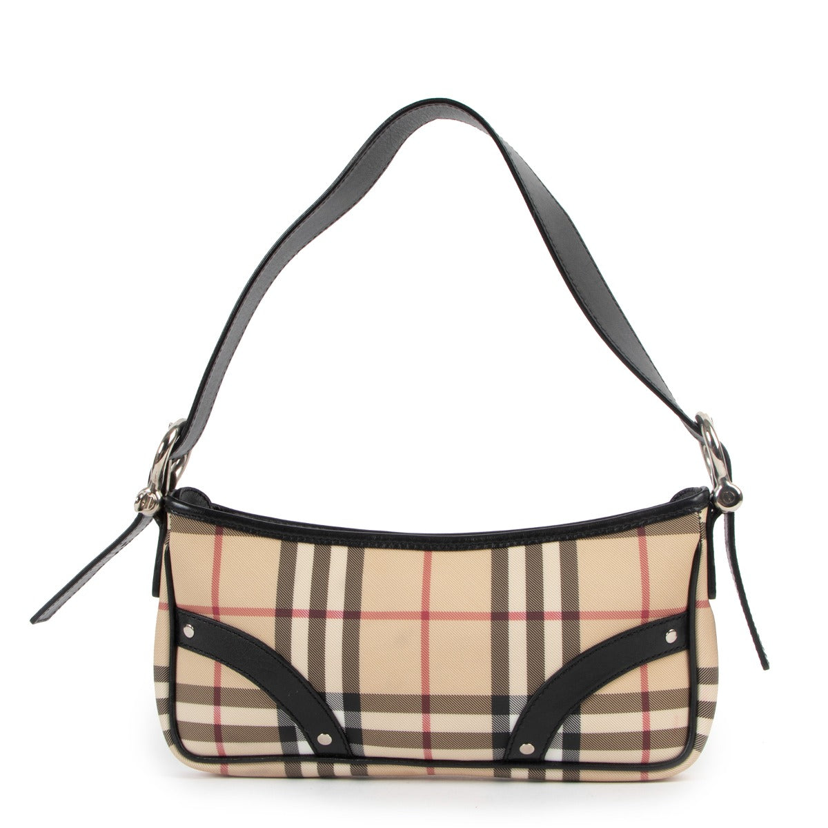 Burberry Vintage Small Nova Check Shoulder Bag