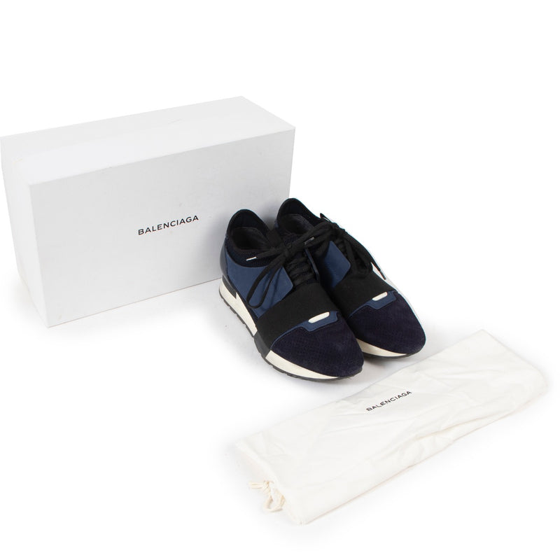 Buy these 100% authentic second hand Balenciaga Race Runner in Blue at Labellov.com