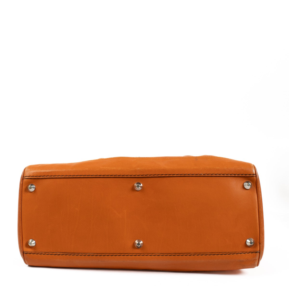 Authentic second hand Balenciaga Orange Le Dix Shoulder Bag on Labellov.com