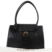 Delvaux Black Brillant Cabriolet PM Shoulder Bag