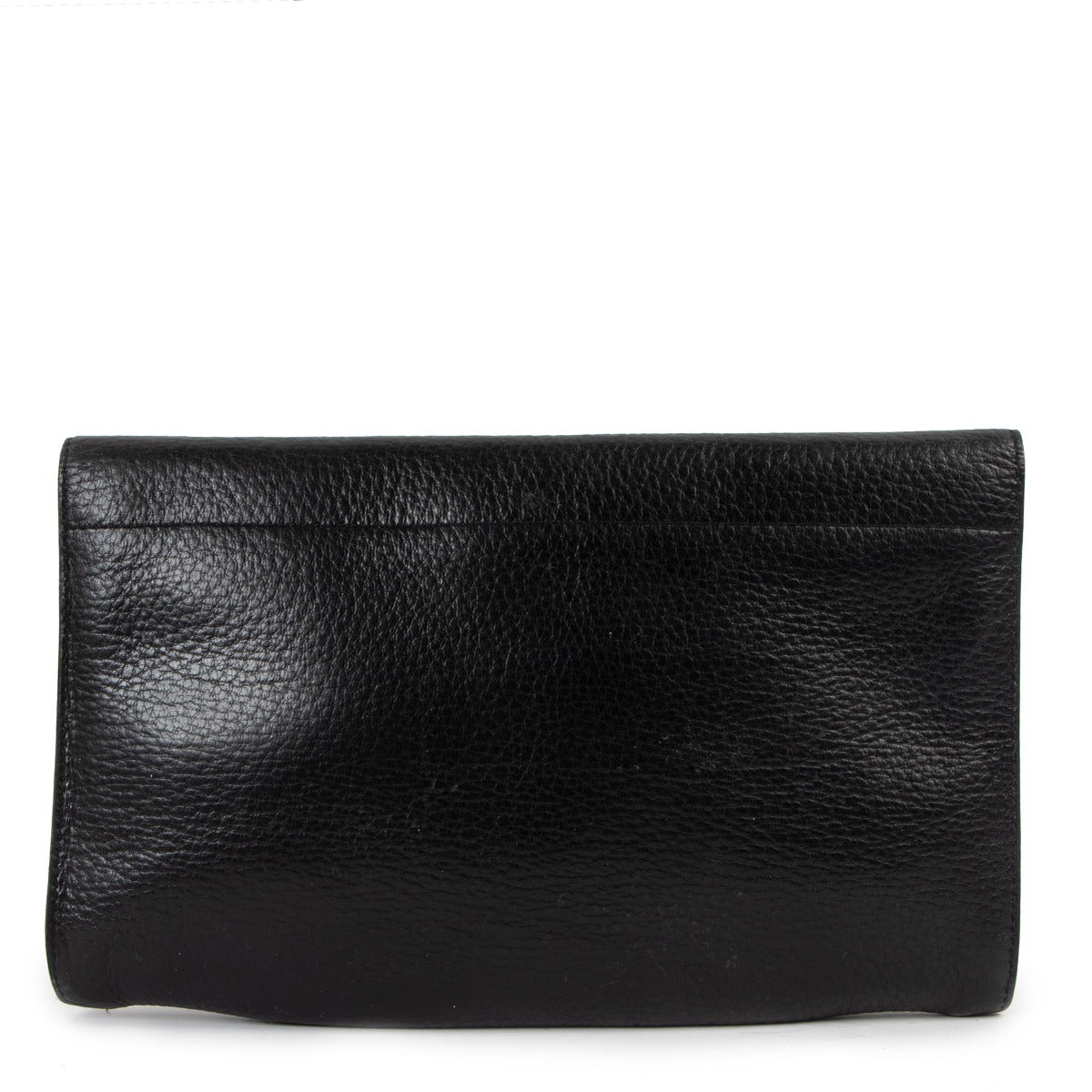 Shop now for your pre-loved, 100 % authentic Delveaux Black Grained Leather Clutch, at Labellov in Antwerp