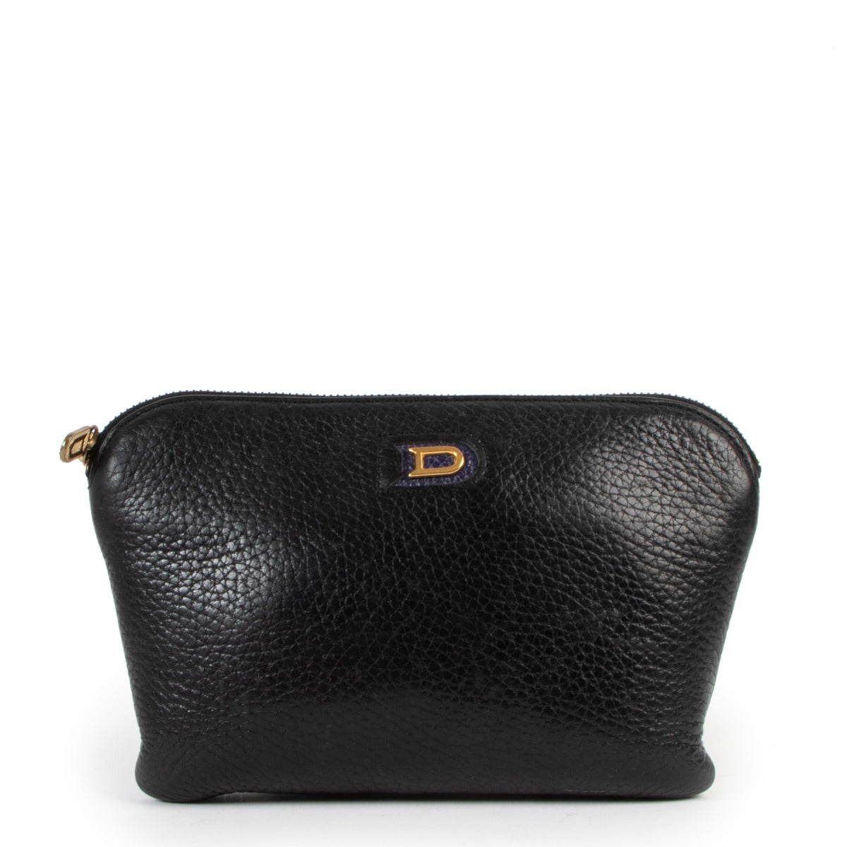 Delvaux Black Leather Pochette