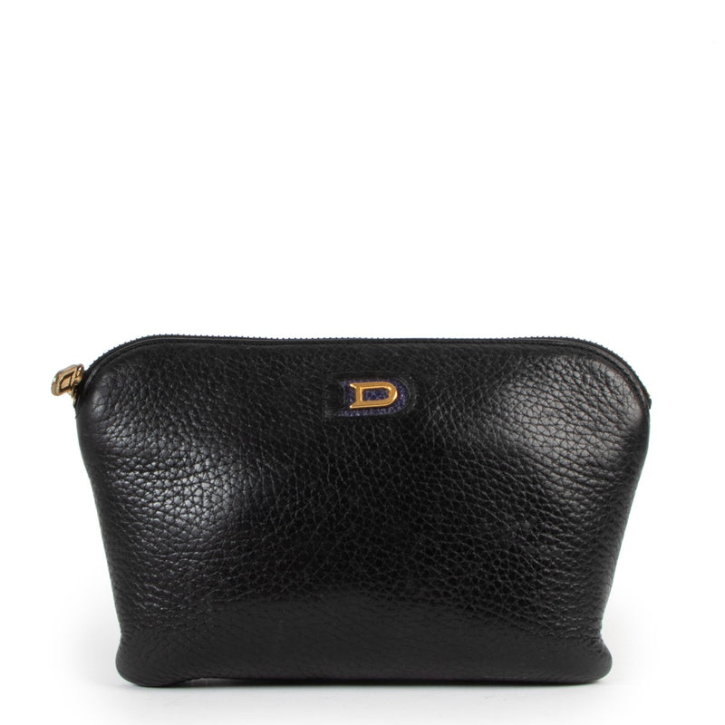 Delvaux Black Leather Pochette