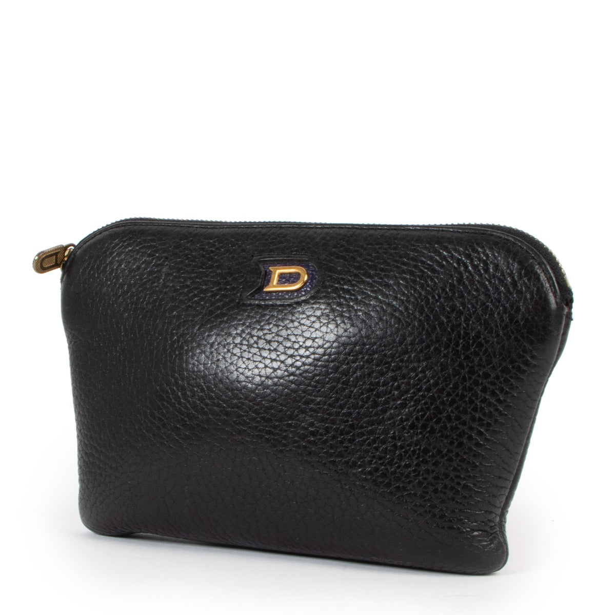 Delvaux Black Leather Pochette