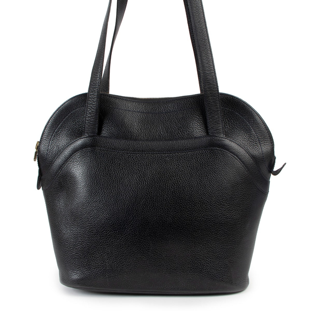 Delvaux Reflet Navy Blue Leather Shoulder Bag