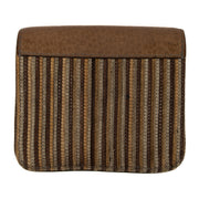 Buy real authentic Delvaux Brown Toile De Cuir Coin Purse Wallet safe online at Labellov.com or in Brussels, Knokke and Antwerp