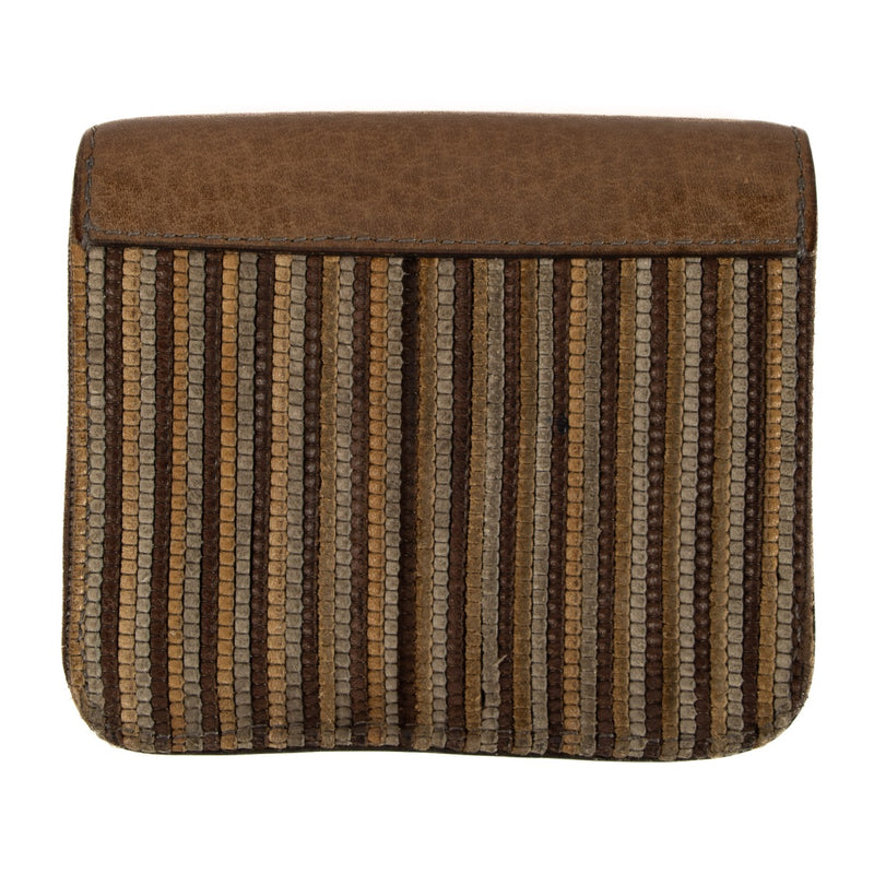 Buy real authentic Delvaux Brown Toile De Cuir Coin Purse Wallet safe online at Labellov.com or in Brussels, Knokke and Antwerp