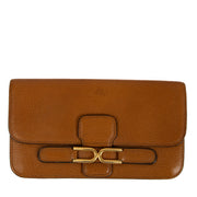 Buy real authentic Delvaux Brown Leather Escudo Wallet safe online at Labellov.com or in Brussels, Antwerp and Knokke
