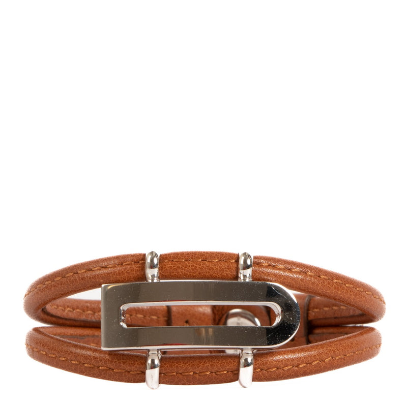 Shop an 100% authentic Delvaux Camel Leather Bracelet on Labellov.com