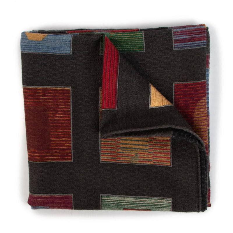 Delvaux D Logo Wool Blend Scarf