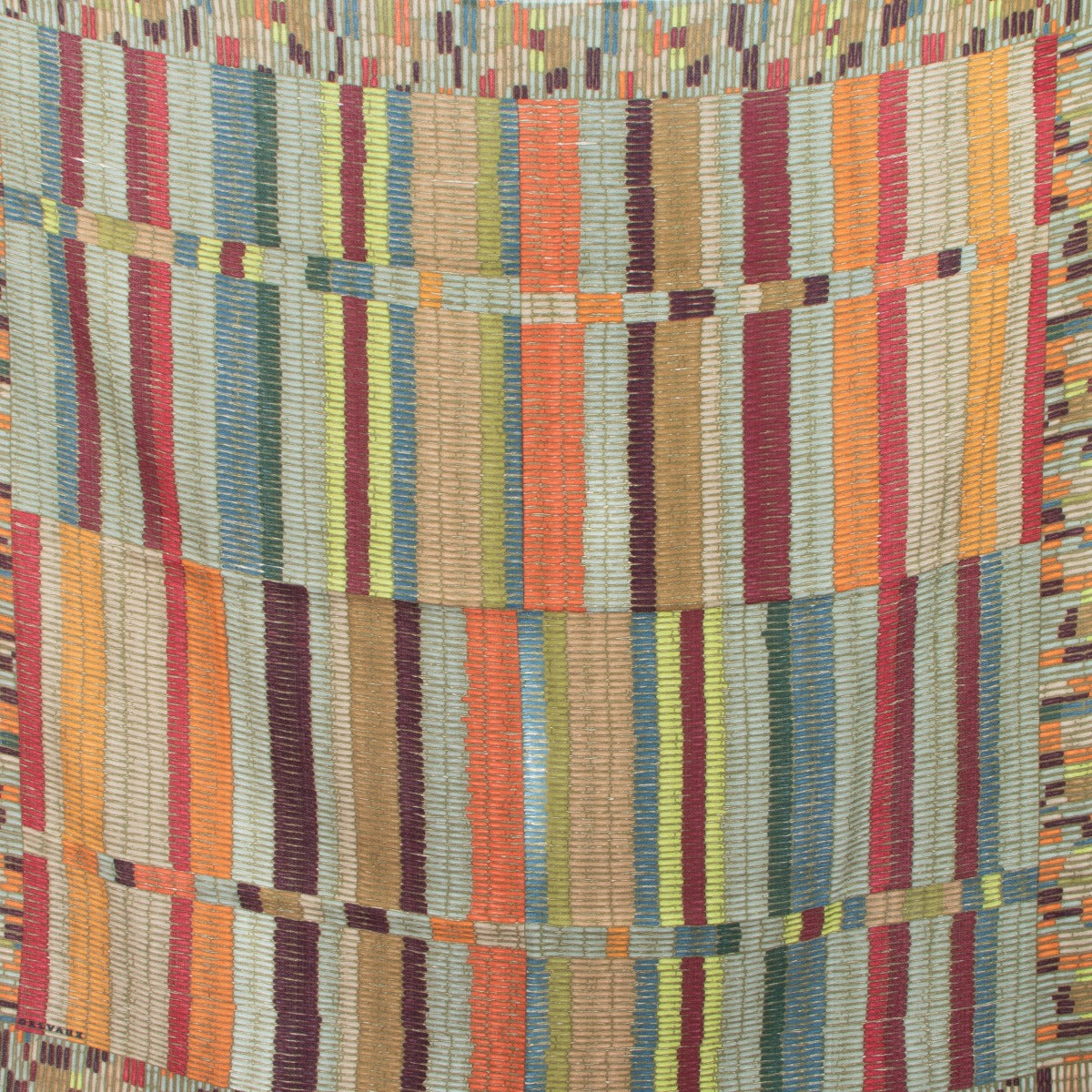 Very good condition wool cashmere scarf striped delvaux labellov anwerp