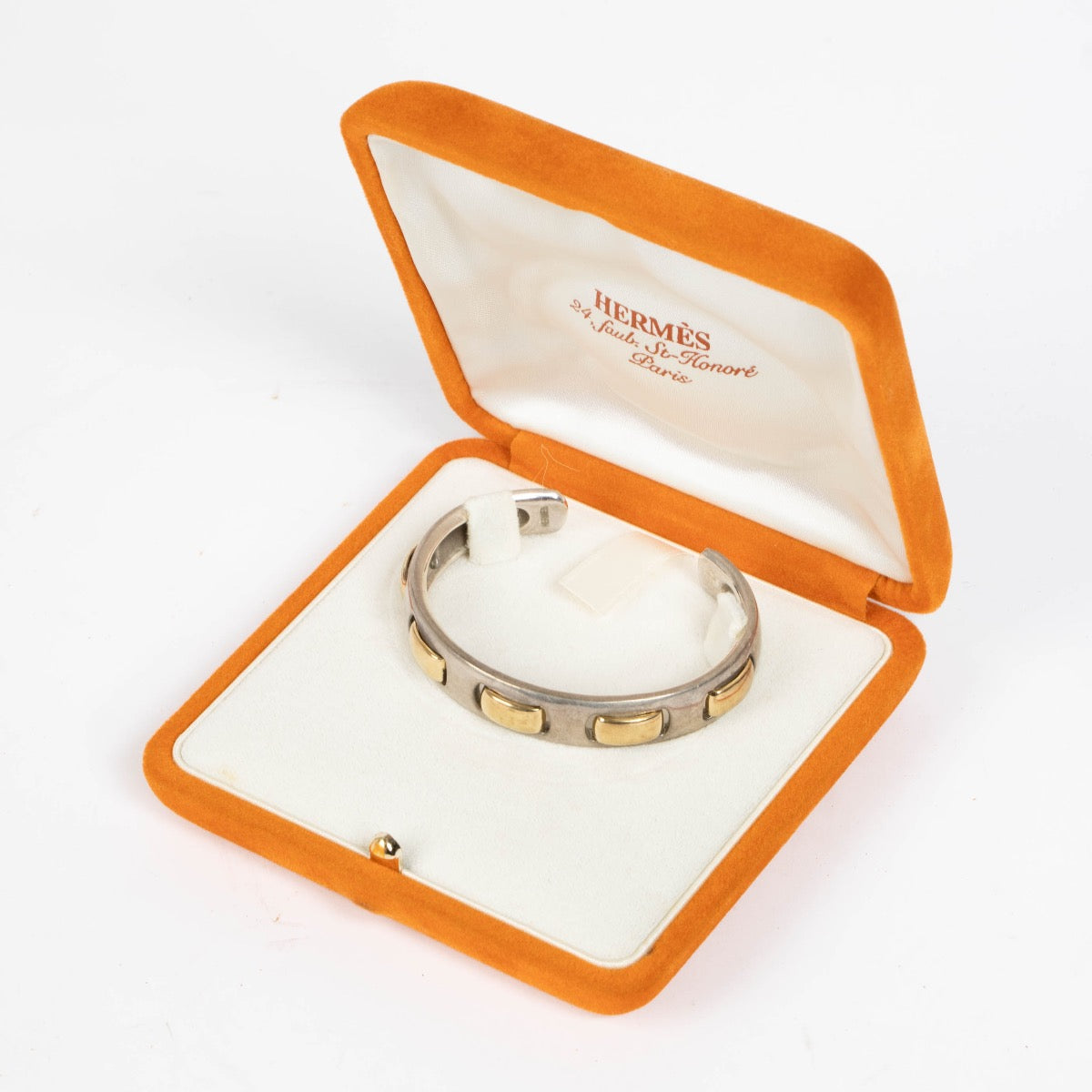 Authentic pre-loved Hermès Gold/Silver Bangle Bracelet on Labellov.com