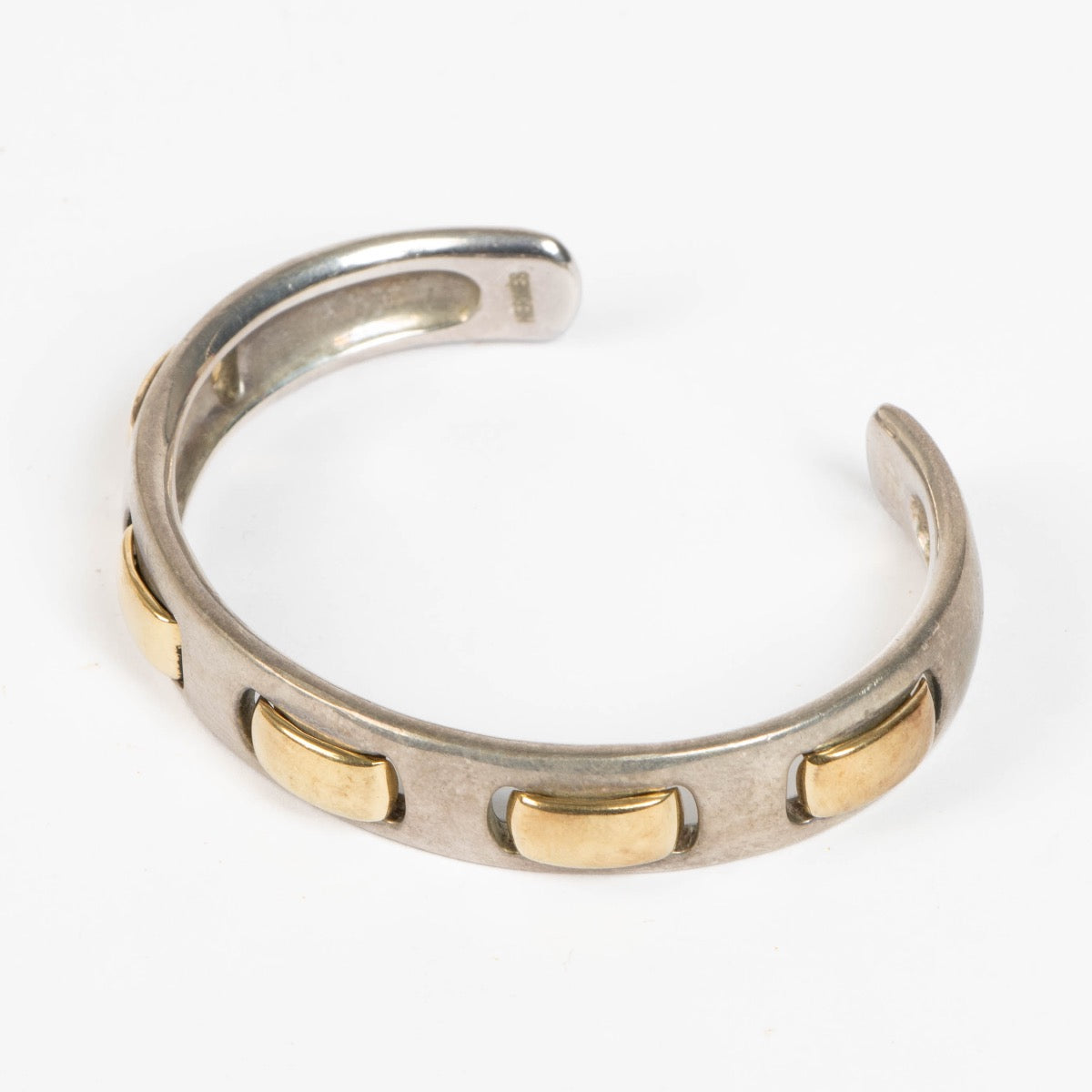 Authentic pre-loved Hermès Gold/Silver Bangle Bracelet on Labellov.com