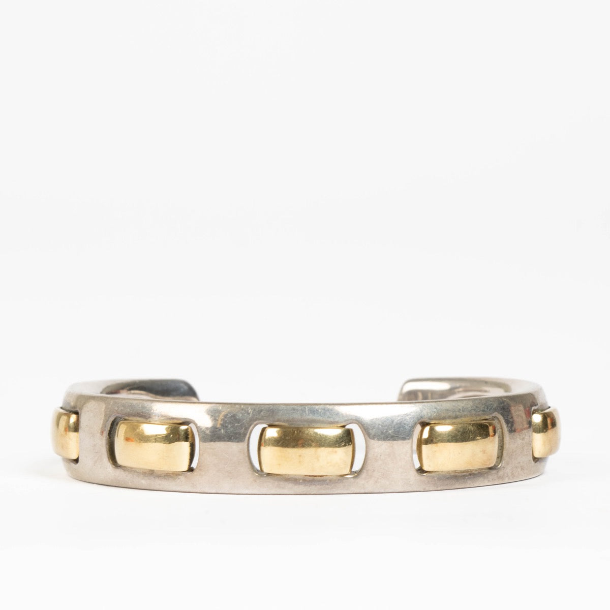 Authentic pre-loved Hermès Gold/Silver Bangle Bracelet on Labellov.com