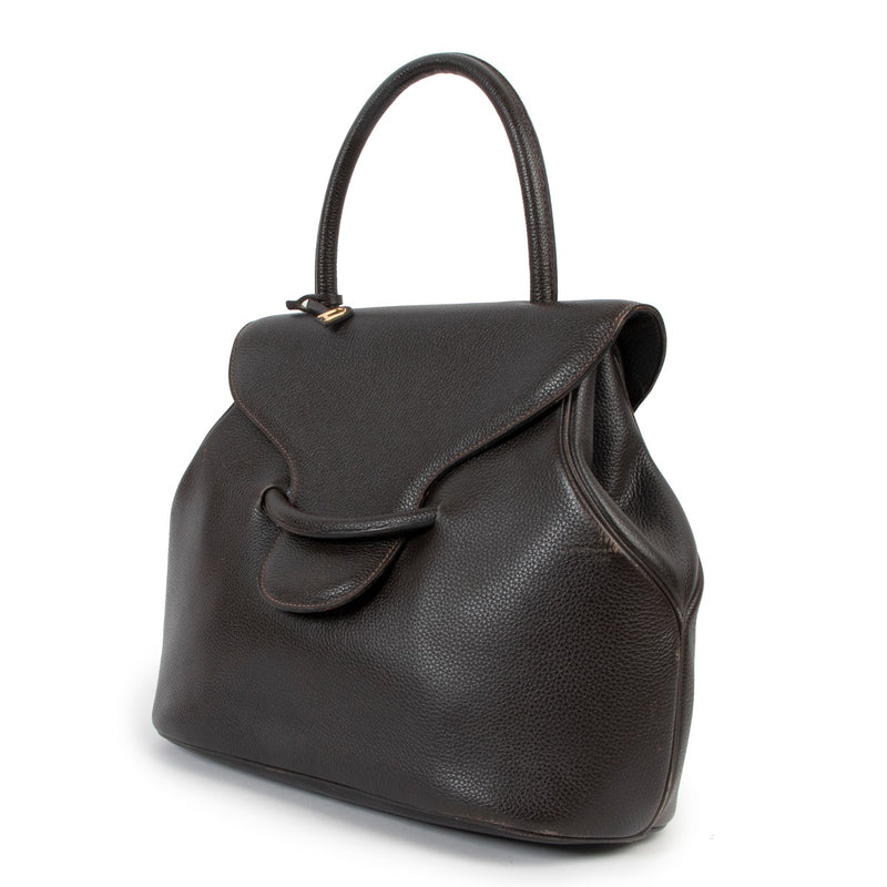 Delvaux Baltimore Café Brown Handbag