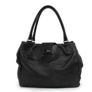 Shop now for your pre-loved, 100% authentic Delvaux Black Toile De Cuire Shoulder bag at Labellov in Antwerp